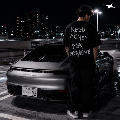 MIDNIGHT Camiseta Need Money For Porsche