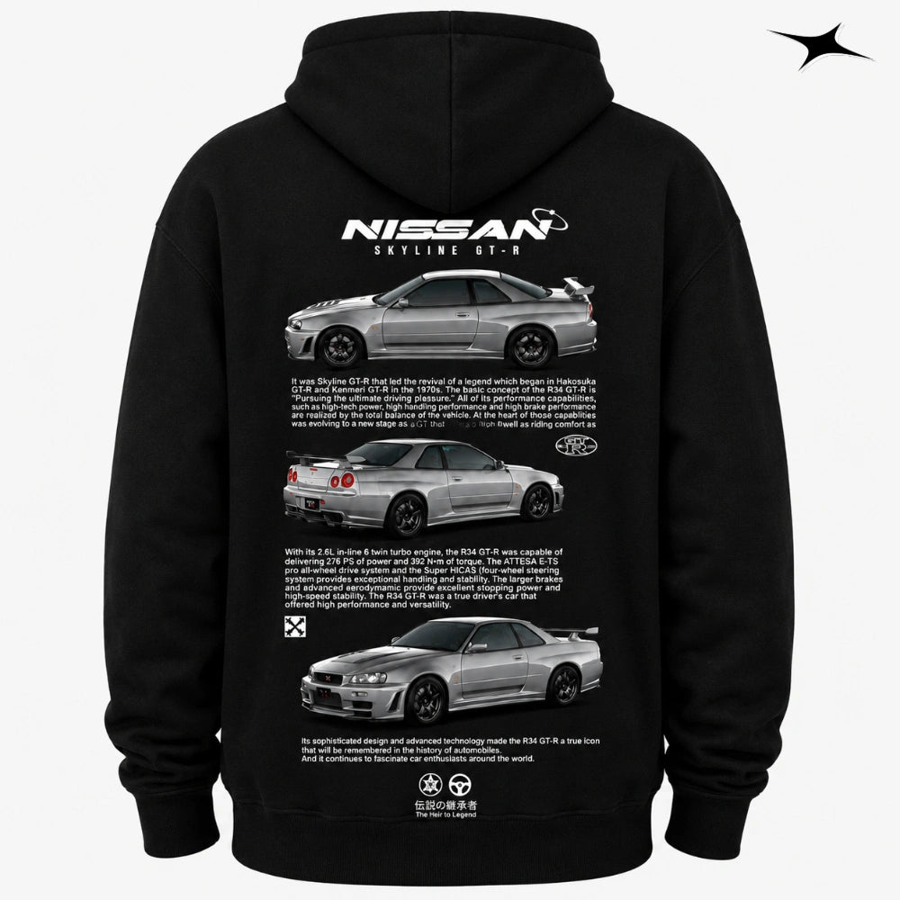 MIDNIGHT Jaqueta Nissan Skyline R34