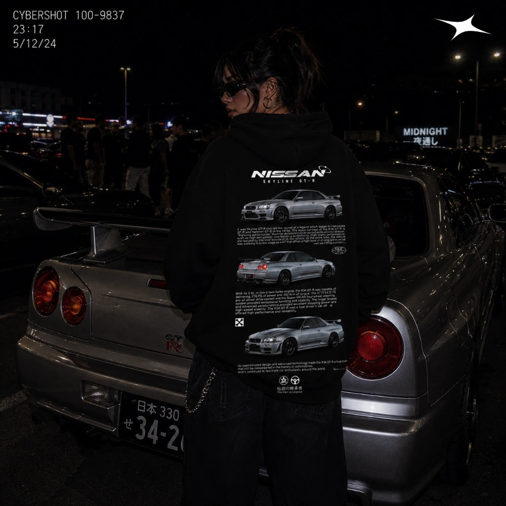 MIDNIGHT Jaqueta Nissan Skyline R34